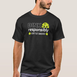 Camiseta Jogador Engraçado Responsável Da Vovó Pickleball