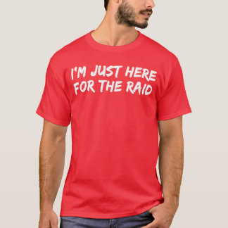 Camiseta Jogador Estou Aqui Pelo Raid Amigos de Jogos Diver