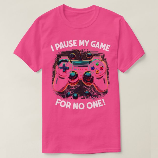Camiseta Jogador Eu Pauso Meu Jogo Por Ninguém1 (Frente do Design)