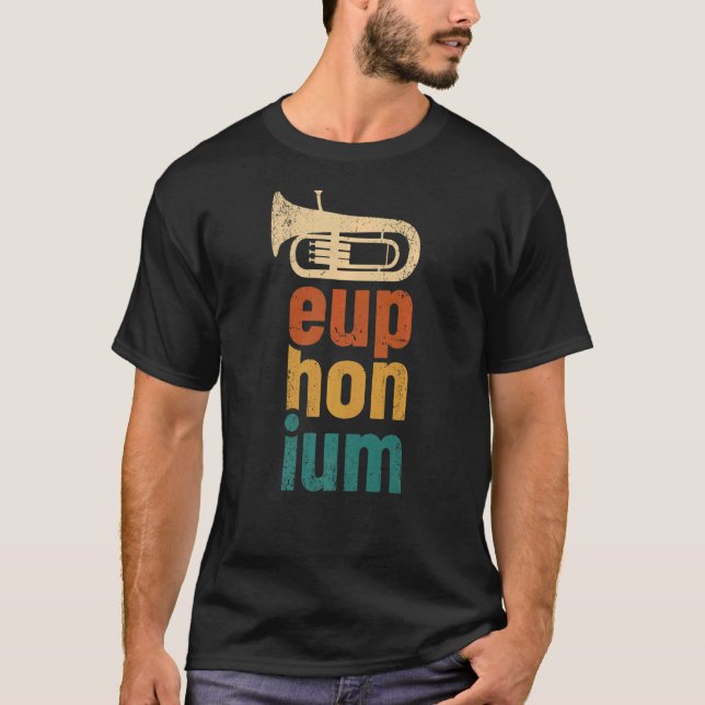 Camiseta Jogador Euphonium Baritone Music Roupa (Frente)