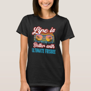 Camiseta Jogador Frisbee Com Frisbee Ultimate