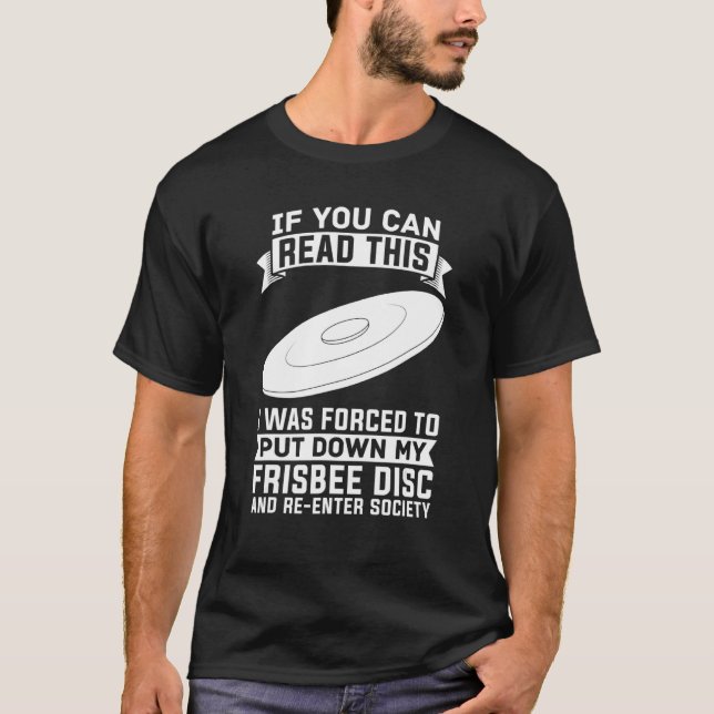Camiseta Jogador Frisbee, Flores Voando, Disco Frisbee Golf (Frente)