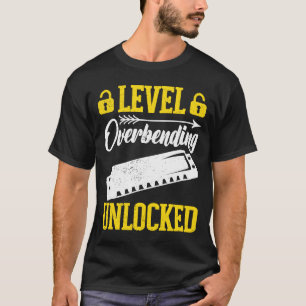 Camiseta Jogador Harmonia de Sobreflexão de Nível Desbloque