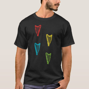 Camiseta Jogador Harp Para Harp Orchestra Musical Harpist 2