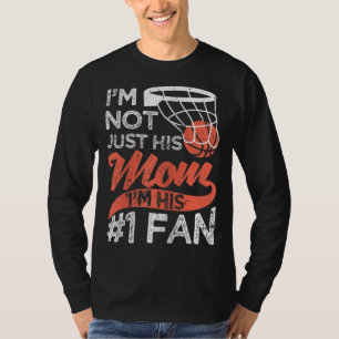 Camiseta Jogador-mãe de Dia de as mães de basquete Número d