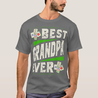 Camiseta Jogador Mah Jong Melhor Avô Mahjong