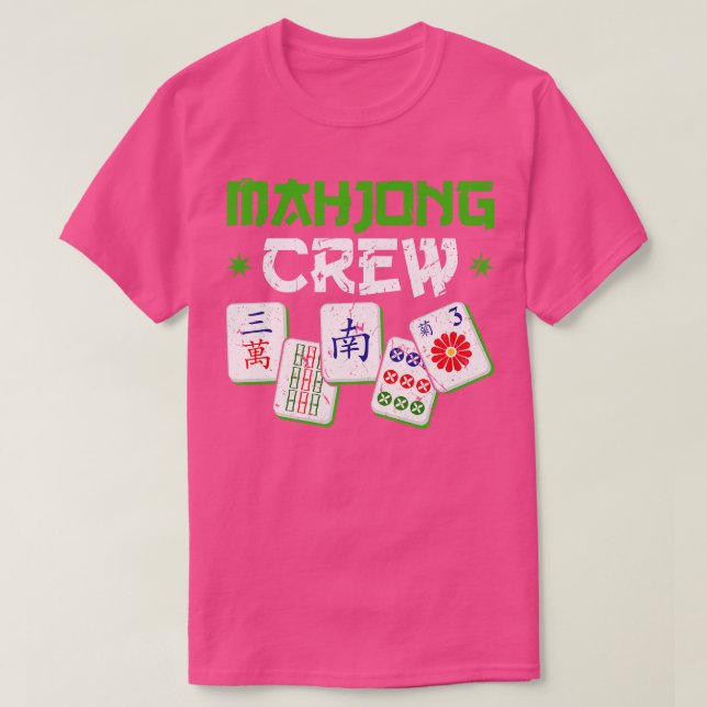 Camiseta Jogador Mahjong Crew Mah Jong (Frente do Design)
