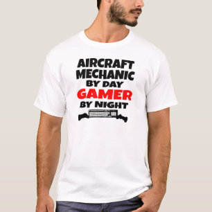 Camiseta Jogador mecânico de aeronaves