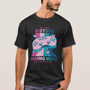Camiseta Jogador não perturba o modo de jogos M ativado