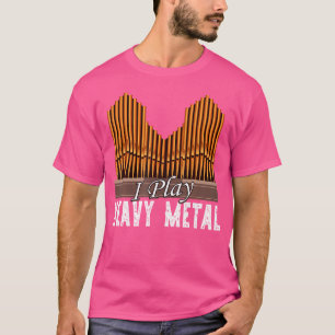 Camiseta Jogador Orgânico da Igreja Pipe Toca Metal Pesado