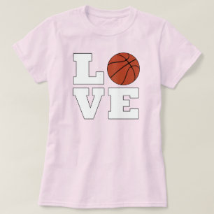 Camiseta Jogador ou treinador de basquetebol do AMOR do