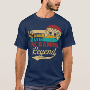 Camiseta Jogador Pai O Homem A Lenda Dos Jogos