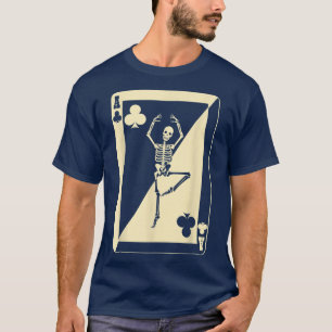 Camiseta Jogador Poker De Cartão De Poker Do Ace Of Clubs 