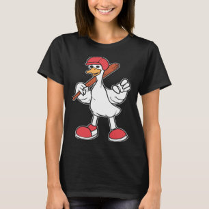 Camiseta Jogador Profissional de Bat Duck Baseball