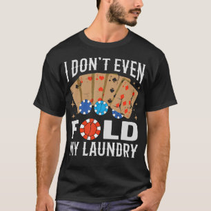 Camiseta Jogador Profissional de Pôquer Dizendo Apostador C