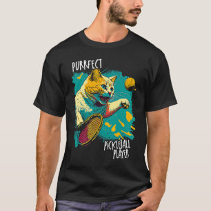 Camiseta Jogador Puro Jogador Gato Jogador de Paddleball