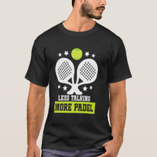 Camiseta Jogador Raquet Ball Racket Menos Fala Jogador Do J
