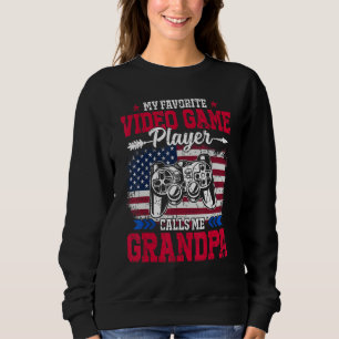 Camiseta Jogador Retro de Video Game com Bandeira dos EUA M
