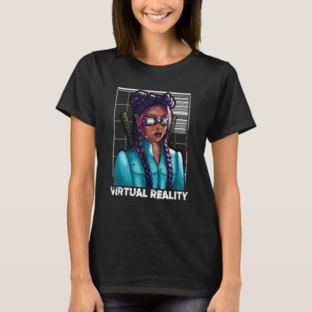 Camiseta Jogador Samurai Katana - Realidade Virtual - Japon (Frente)