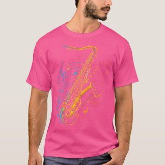 Camiseta Jogador saxofone Jazz Musico Saxofonista