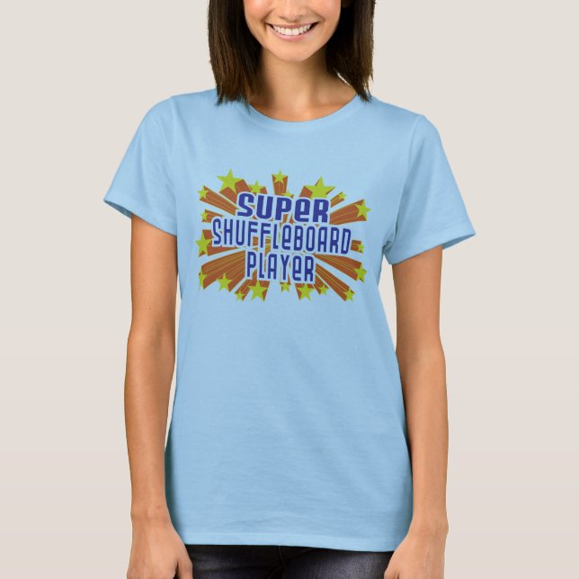 Camiseta Jogador super do Shuffleboard (Frente)