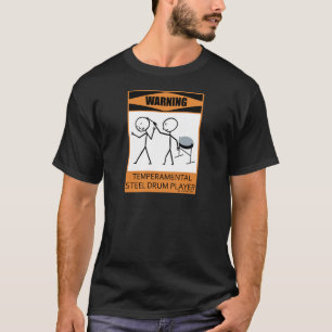 Camiseta Jogador Temperamental de advertência do cilindro