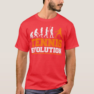 Camiseta Jogador Tênis de Evolução de tênis