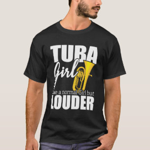 Camiseta Jogador Tuba Deu Ideia Como Uma Rapariga Normal Ma