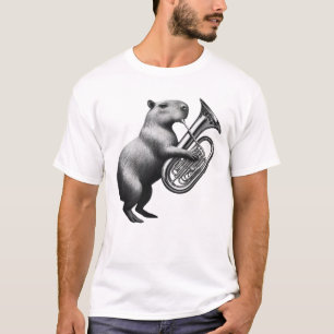 Camiseta Jogador Tuba Tubaist Tuba, Capybara