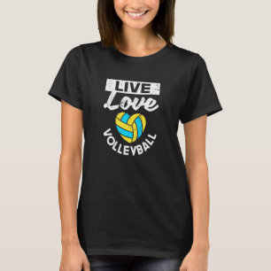 Camiseta Jogador Vball Fan Coach Team Esporte Live Love Vol