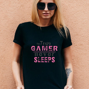 Camiseta Jogador Verdadeiro Nunca Dorme Jogador De Tipograf