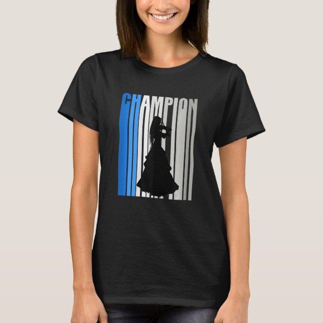 Camiseta Jogador Violino Violino Violino Contra Menina de T (Frente)