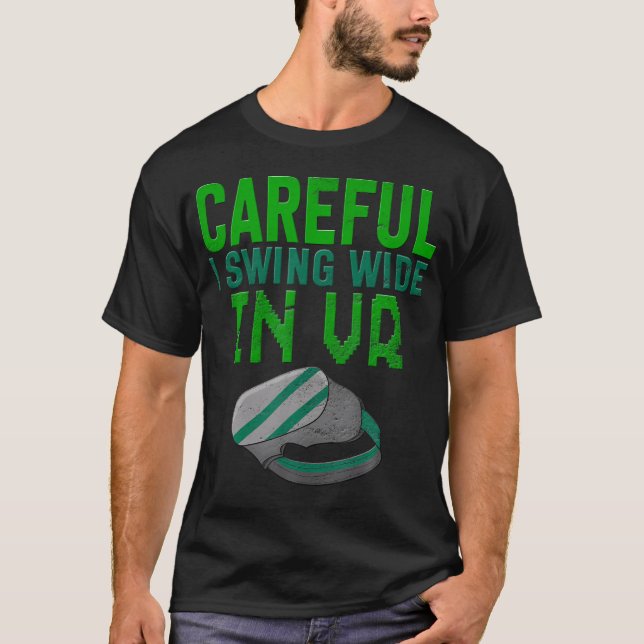 Camiseta Jogador Vr de Realidade Virtual Jogo de Vídeo G (Frente)
