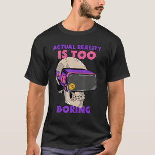 Camiseta Jogador Vr Realidade Virtual A Realidade Real é Mu