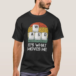 Camiseta Jogador WASD PC - Jogos em vídeo É o que me move P