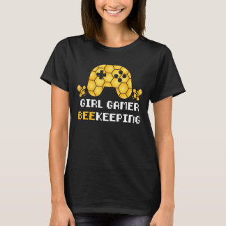 Camiseta Jogadora de Abelhas de Garota Gamer
