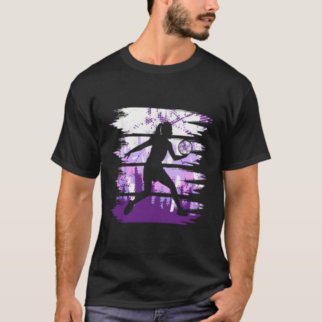 Camiseta Jogadora de Andebol Feminina de Andebol (Frente)