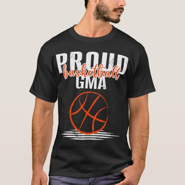 Camiseta Jogadora de basquete da vovó (Frente)