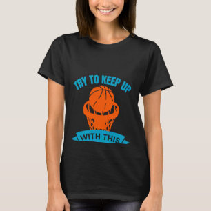 Camiseta Jogadora de basquete feminina
