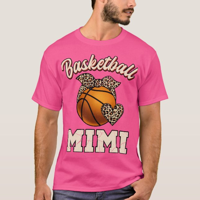 Camiseta Jogadora De Basquete Mimi Leopardo (Frente)