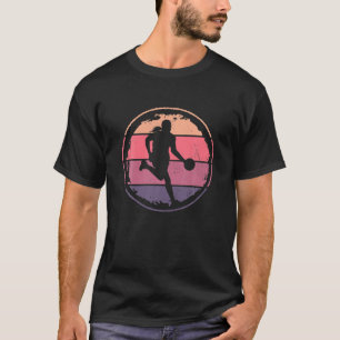 Camiseta Jogadora de basquete Mulher jogadora bola de basqu