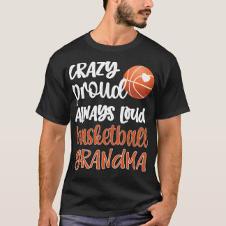 Camiseta Jogadora de basquete vovó de basquetebol orgulhosa