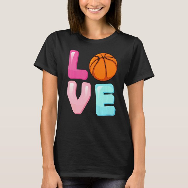 Camiseta Jogadora de basquetebol do Amar Meninas do Ventila (Frente)