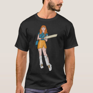 Camiseta Jogadora de críquete.