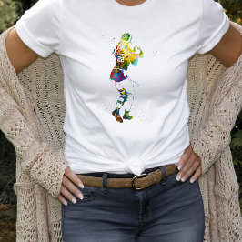 Camiseta Jogadora de Futebol Americano Feminino de Bandeira