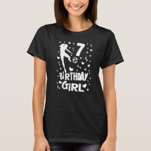 Camiseta Jogadora de futebol de 7 Birday