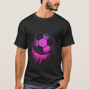 Camiseta Jogadora de futebol esportiva moças de futebol Boa