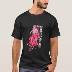 Camiseta Jogadora de futebol feminino