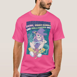 Camiseta Jogadora de jogos da garota Kawaii bonita - Anime,