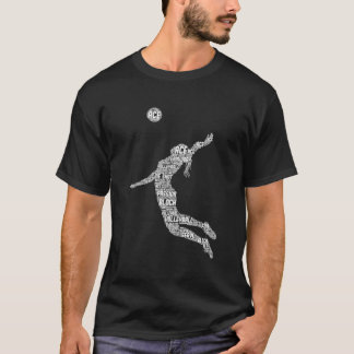 Camiseta Jogadora de Juventude para Garotas de Voleibol